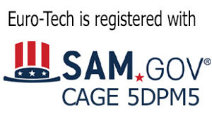 Euro-Tech Corporation is registered with SAM.GOV; CAGE No. 5DPS5